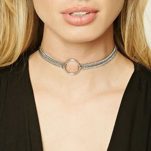 New Circle Chain Layered Choker